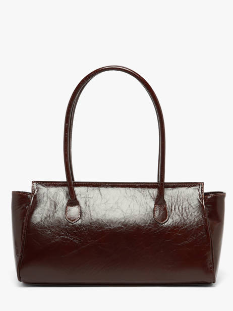 Baguette Shiny Sauvage Cuir Milano Marron shiny sauvage SS26063 vue secondaire 4