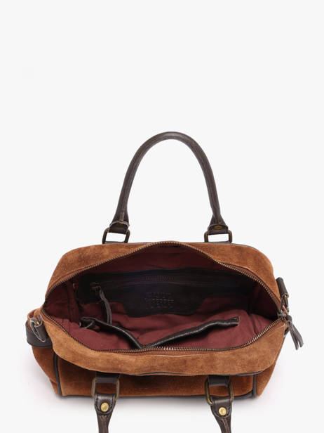 Sac Porté Main Vienne Cuir Basilic pepper Marron vienne BVIE03 vue secondaire 4