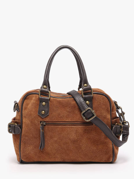 Sac Porté Main Vienne Cuir Basilic pepper Marron vienne BVIE03 vue secondaire 5
