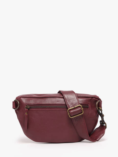 Sac Banane Cow Cuir Basilic pepper Rouge cow BCOW55 vue secondaire 5