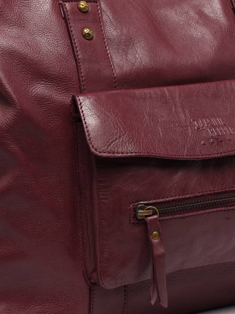 Sac Porté épaule A4 Cow Cuir Basilic pepper Rouge cow BCOW78 vue secondaire 3
