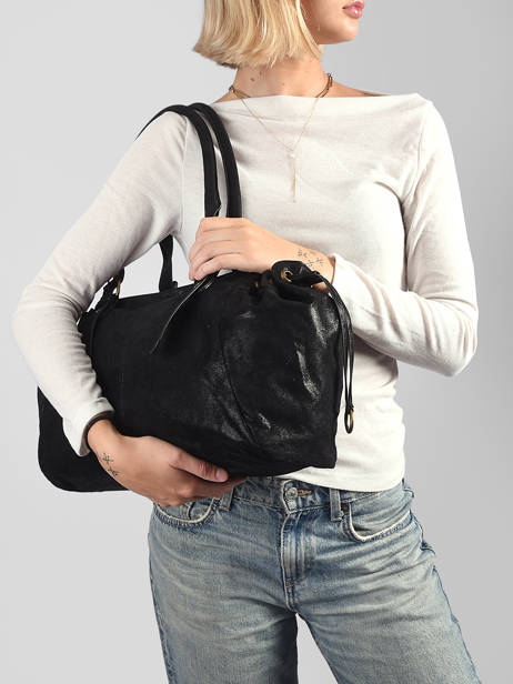 Sac Porté épaule Lace A4 Mandoline Noir lace 27691 vue secondaire 1