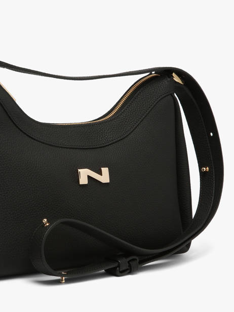 Sac Porté épaule Maia Cuir Nathan baume Noir nymphea 6 vue secondaire 3