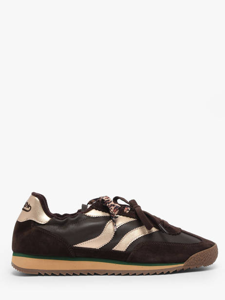 Sneakers Utah En Cuir Mrp star Marron women 21