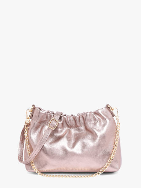 Sac Bandoulière Nine Cuir Milano Argent nine NI26062