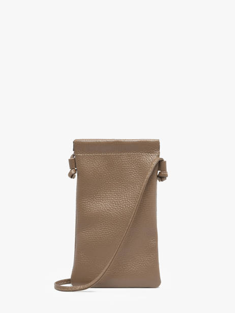 Sac Bandoulière Caviar Cuir Milano Marron caviar CA26061 vue secondaire 4