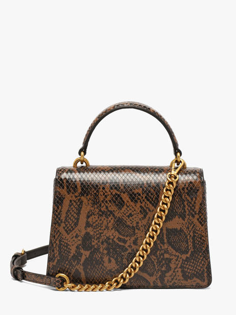 Sac Bandoulière Love Bag Icon Cuir Pinko Marron love bag icon 71A3E5 vue secondaire 5