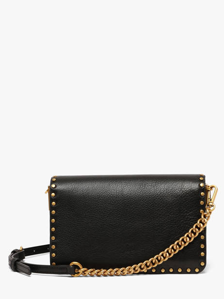 Sac Bandoulière Love Bag Icon Cuir Pinko Noir love bag icon 7665A2JG vue secondaire 5