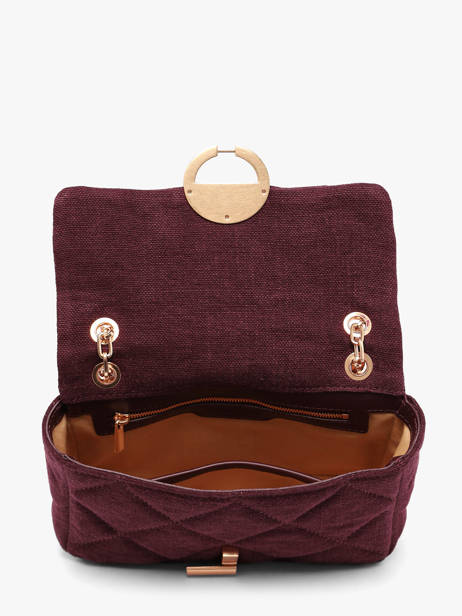 Sac Bandoulière Moon Lin Vanessa bruno Violet moon 70V40533 vue secondaire 4