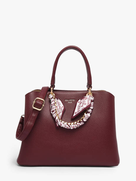 Sac Porté Main Grained Gallantry Violet grained 1