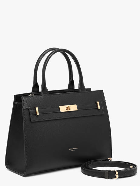 Sac Porté Main Saffiano David jones Noir saffiano CM8609 vue secondaire 2