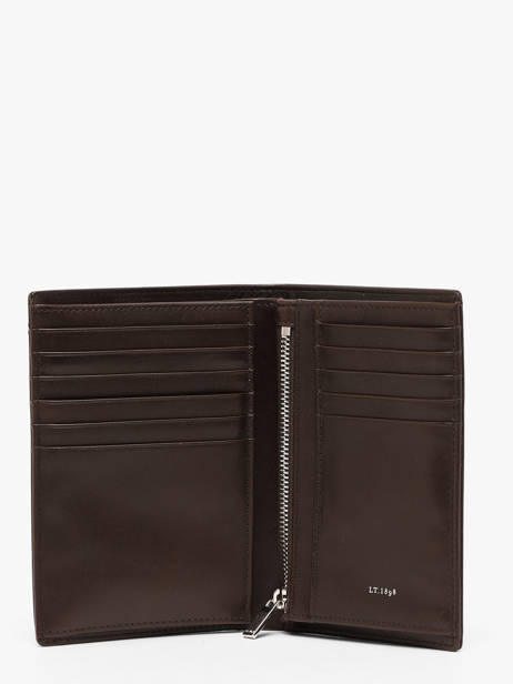Portefeuille Lucien En Cuir Huilé Le tanneur Marron lucien huile THHU3311 vue secondaire 1