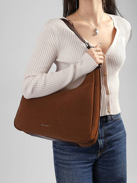 Sac Porté épaule Essentiel David jones Marron essentiel CM8579 vue secondaire 1