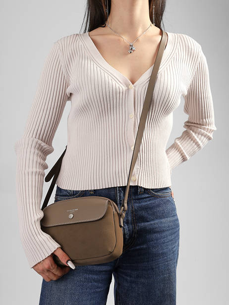 Sac Bandoulière Essentiel David jones Marron essentiel CM8699 vue secondaire 1