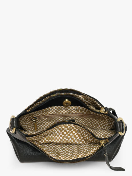 Sac Bandoulière Vintage Cuir Mila louise Noir vintage 3864CC vue secondaire 3