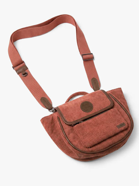 Sac Bandoulière Wanderer Coton Cabaia Orange wanderer CROSSWAN vue secondaire 2
