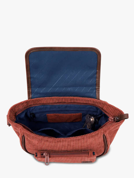 Sac Bandoulière Wanderer Coton Cabaia Orange wanderer CROSSWAN vue secondaire 3