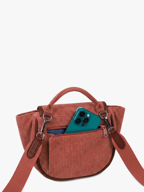 Sac Bandoulière Wanderer Coton Cabaia Orange wanderer CROSSWAN vue secondaire 4