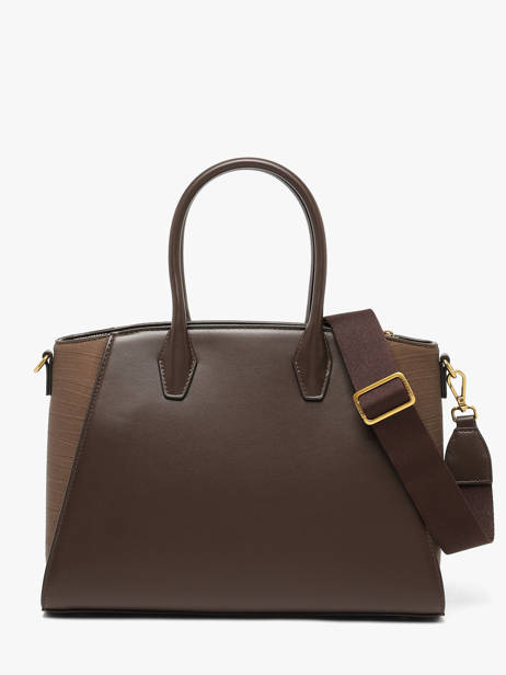 Sac Porté épaule Croco Chic David jones Marron croco chic 1 vue secondaire 4