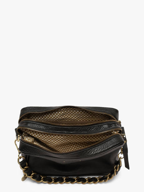 Sac Bandoulière Vintage Cuir Mila louise Noir vintage 23673LC1 vue secondaire 3