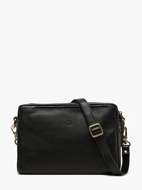 Sac Bandoulière Vintage Cuir Mila louise Noir vintage 23673LC1 vue secondaire 4