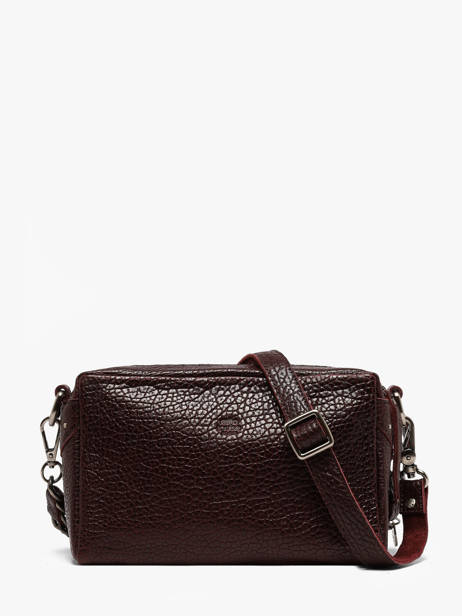 Sac Bandoulière Vintage Cuir Mila louise Rouge vintage 23673E1 vue secondaire 4