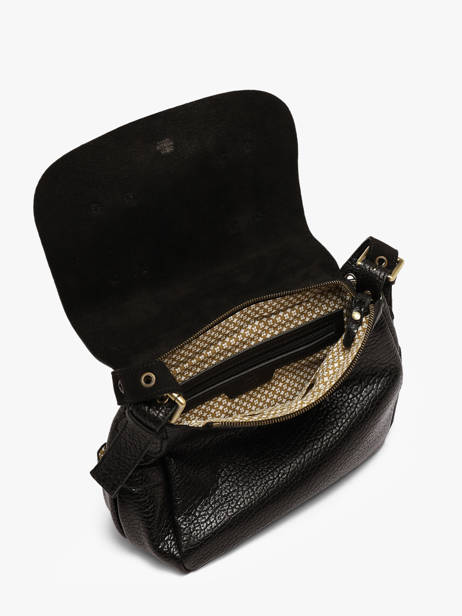 Sac Bandoulière Vintage Cuir Mila louise Noir vintage 3917E1 vue secondaire 3