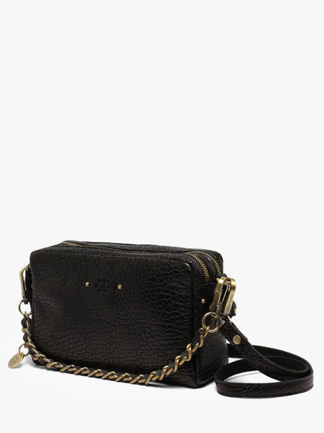Sac Bandoulière Vintage Cuir Mila louise Noir vintage 23673XE1 vue secondaire 2
