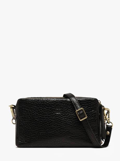 Sac Bandoulière Vintage Cuir Mila louise Noir vintage 23673XE1 vue secondaire 4