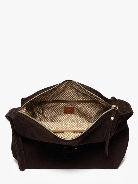 Sac Bandoulière Vintage Cuir Mila louise Marron vintage 23067V vue secondaire 3