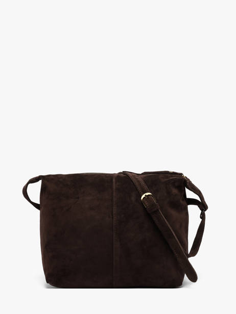 Sac Bandoulière Vintage Cuir Mila louise Marron vintage 23067V vue secondaire 4