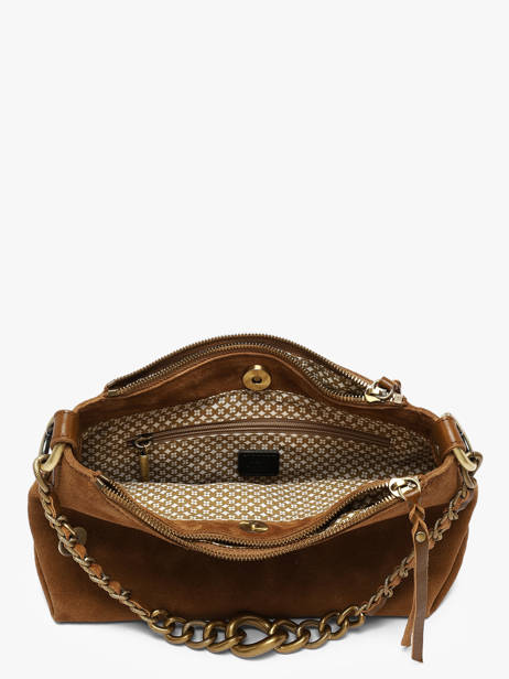 Sac Bandoulière Vintage Cuir Mila louise Beige vintage 3864VC1 vue secondaire 3