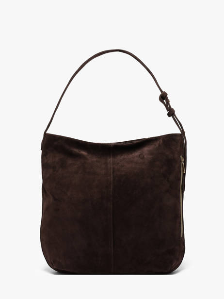 Sac Porté épaule Vintage Cuir Mila louise Marron vintage 23047V vue secondaire 4