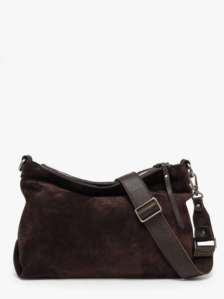 Sac Bandoulière Vintage Cuir Mila louise Marron vintage 3822VC1 vue secondaire 4