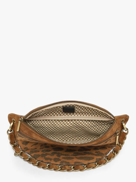 Sac Banane Cuir Mila louise Beige vintage 23689PA1 vue secondaire 3