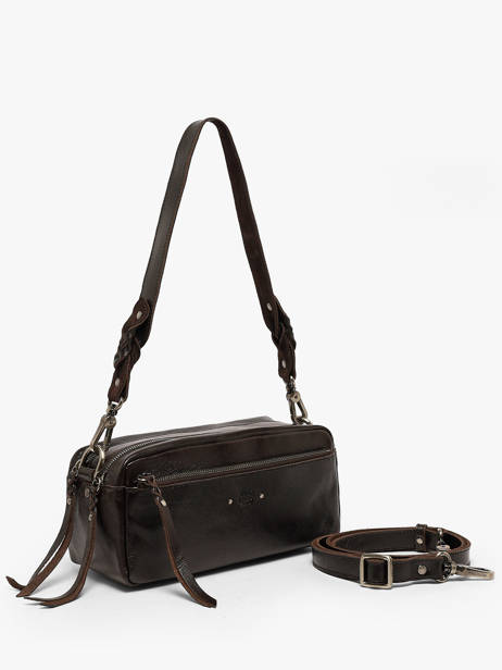 Sac Bandoulière Vintage Cuir Mila louise Marron vintage 3920CC vue secondaire 2