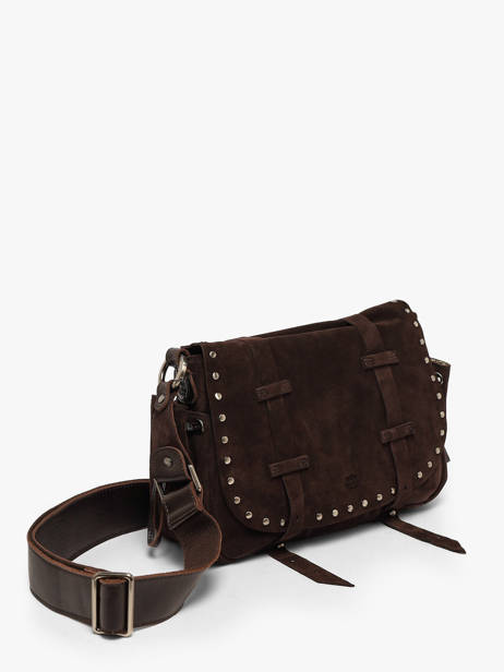Sac Bandoulière Vintage Cuir Mila louise Marron vintage 3861DVCC vue secondaire 2