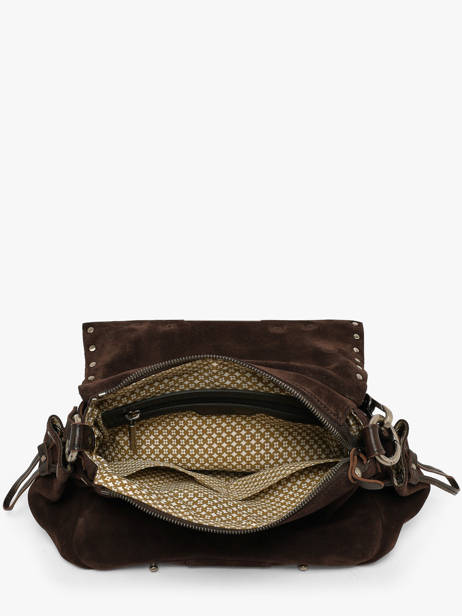 Sac Bandoulière Vintage Cuir Mila louise Marron vintage 3861DVCC vue secondaire 3