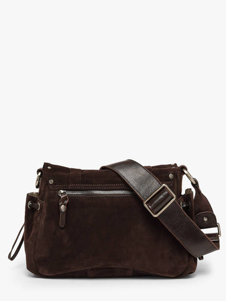 Sac Bandoulière Vintage Cuir Mila louise Marron vintage 3861DVCC vue secondaire 4