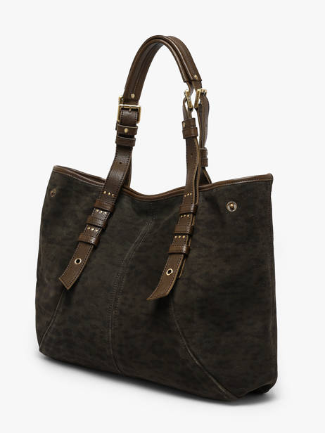 Sac Porté épaule Vintage Cuir Mila louise Vert vintage 3908PA1 vue secondaire 2