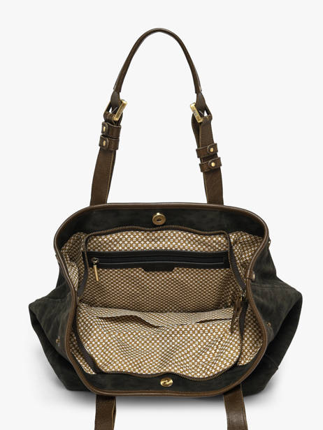 Sac Porté épaule Vintage Cuir Mila louise Vert vintage 3908PA1 vue secondaire 3