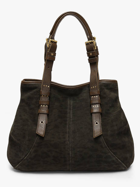 Sac Porté épaule Vintage Cuir Mila louise Vert vintage 3908PA1 vue secondaire 4