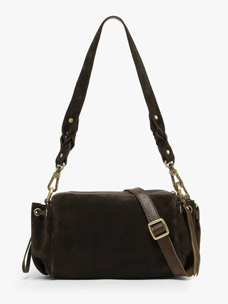 Sac Porté épaule Vintage Cuir Mila louise Vert vintage 33673VCC vue secondaire 4