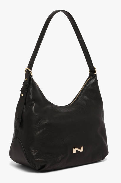 Sac Porté épaule Carrie En Cuir Nathan baume Noir vogue 1 vue secondaire 2