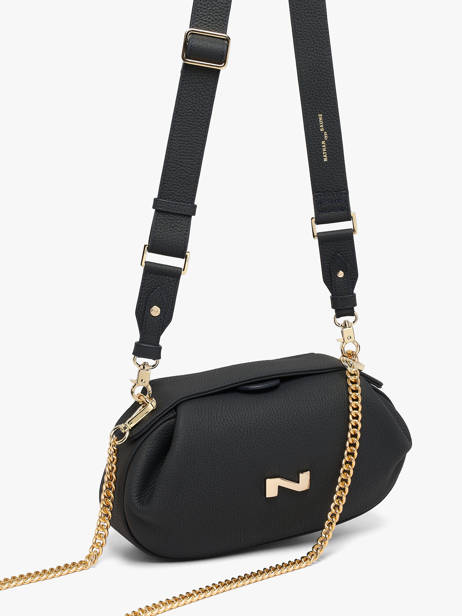 Sac Bandoulière Nymphea Cuir Nathan baume Bleu nymphea 2 vue secondaire 2