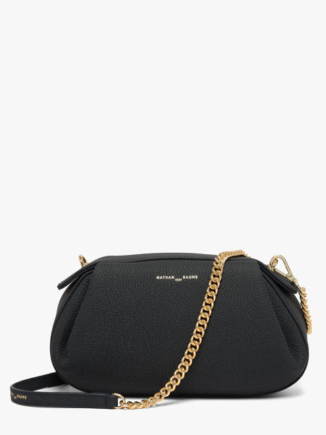 Sac Bandoulière Nymphea Cuir Nathan baume Bleu nymphea 2 vue secondaire 4