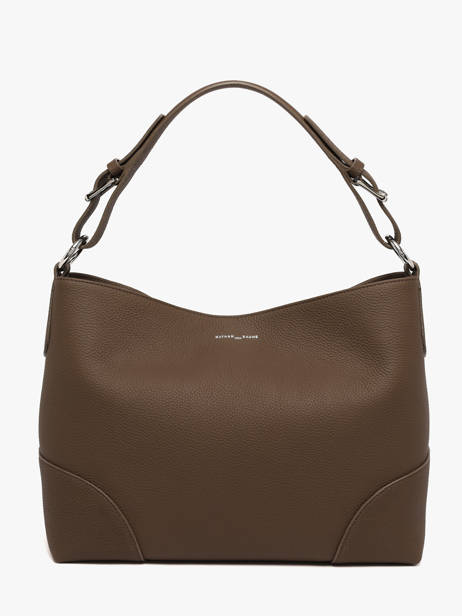 Sac Porté épaule Tango Bis Cuir Nathan baume Marron nathan 52 vue secondaire 5