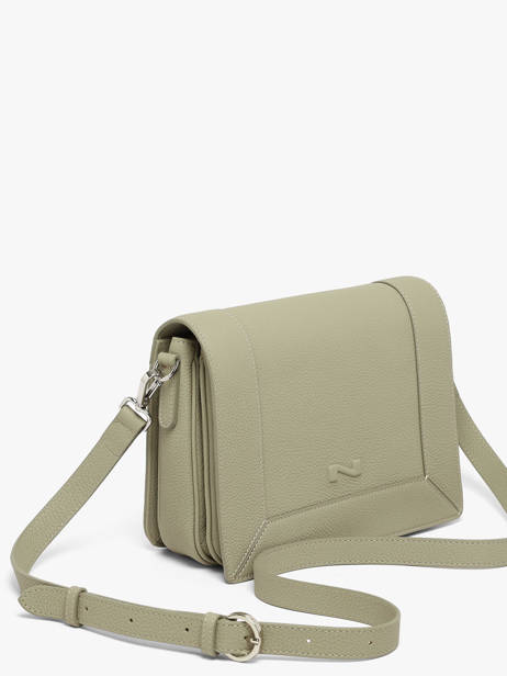 Sac Bandoulière Rotterdam Cuir Nathan baume Vert mondrian 3 vue secondaire 2