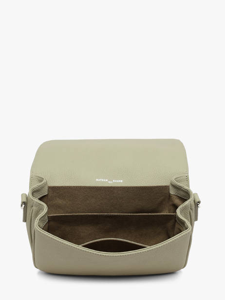 Sac Bandoulière Rotterdam Cuir Nathan baume Vert mondrian 3 vue secondaire 4