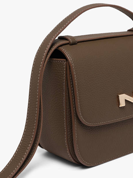 Sac Bandoulière Penelope Cuir Nathan baume Marron odyssey 1 vue secondaire 3